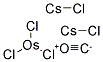 CESIUM CARBONYLPENTACHLOROOSMIUM (III) Struktur