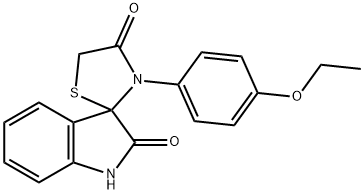 3-(4-ETHOXYPHENYL)SPIRO[1,3-THIAZOLIDINE-2,3'-INDOLINE]-4,7-DIONE price.