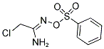 2-CHLORO-N'-[(PHENYLSULFONYL)OXY]ETHANIMIDAMIDE Struktur