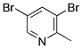 3,5-DIBROMO-2-METHYLPYRIDINE Struktur