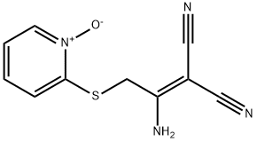 2-[(2-AMINO-3,3-DICYANO-2-PROPENYL)SULFANYL]-1-PYRIDINIUMOLATE Struktur