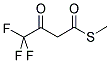 S-METHYL 3-OXO-4,4,4-TRIFLUOROTHIOBUTYRATE Struktur