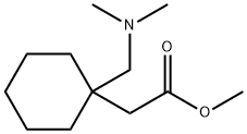 METHYL 2-(1-[(DIMETHYLAMINO)METHYL]CYCLOHEXYL)ACETATE Struktur