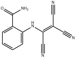 2-((1,2,2-TRINITRILOVINYL)AMINO)BENZAMIDE Struktur