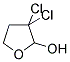 3,3-DICHLORO-2-HYDROXYTETRAHYDROFURAN Struktur