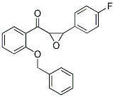 [2-(BENZYLOXY)PHENYL][3-(4-FLUOROPHENYL)OXIRAN-2-YL]METHANONE Struktur