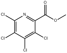 METHYL 3,4,5,6-TETRACHLOROPYRIDINE-2-CARBOXYLATE Struktur