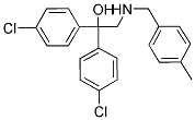 1,1-BIS(4-CHLOROPHENYL)-2-[(4-METHYLBENZYL)AMINO]-1-ETHANOL Struktur