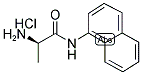 D-ALANINE ALPHA-NAPHTHYLAMIDE HYDROCHLORIDE Struktur