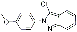 3-CHLORO-2-(4-METHOXYPHENYL)-2H-INDAZOLE Struktur