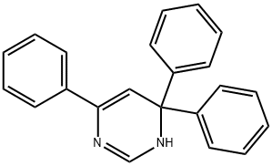 4,6,6-TRIPHENYL-1,6-DIHYDROPYRIMIDINE Struktur