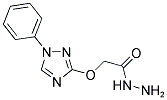 2-[(1-PHENYL-1H-1,2,4-TRIAZOL-3-YL)OXY]ACETOHYDRAZIDE Struktur