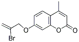 7-[(2-BROMOALLYL)OXY]-4-METHYL-2H-CHROMEN-2-ONE Struktur