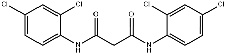 N1,N3-BIS(2,4-DICHLOROPHENYL)MALONAMIDE Struktur