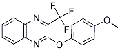 2-(4-METHOXYPHENOXY)-3-(TRIFLUOROMETHYL)QUINOXALINE Struktur