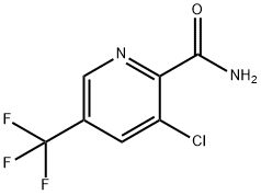 3-CHLORO-5-(TRIFLUOROMETHYL)-2-PYRIDINECARBOXAMIDE Struktur