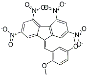 9-(2,5-DIMETHOXYBENZYLIDENE)-2,4,5,7-TETRANITRO-9H-FLUORENE Struktur