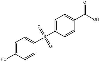 4-(4-HYDROXY-BENZENESULFONYL)-BENZOIC ACID Struktur