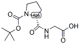 BOC-D-PRO-GLY-OH Struktur