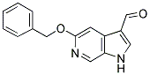 5-BENZYLOXY-1H-PYRROLO[2,3-C]PYRIDINE-3-CARBOXALDEHYDE Struktur