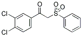 1-(3,4-DICHLOROPHENYL)-2-(PHENYLSULFONYL)-1-ETHANONE Struktur