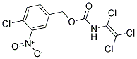 4-CHLORO-3-NITROBENZYL N-(1,2,2-TRICHLOROVINYL)CARBAMATE Struktur