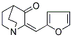 2-(2-FURYLMETHYLENE)-3-QUINUCLIDINONE Struktur