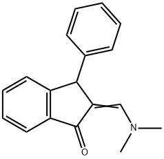 2-[(DIMETHYLAMINO)METHYLENE]-3-PHENYL-1-INDANONE Struktur