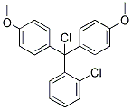 1-CHLORO-2-(CHLORO[BIS(4-METHOXYPHENYL)]METHYL)BENZENE Struktur