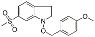 1-[(4-METHOXYBENZYL)OXY]-6-(METHYLSULPHONYL)INDOLE Struktur