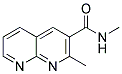 N-METHYL-2-METHYL-1,8-NAPHTHYRIDINE-3-CARBOXAMIDE Struktur