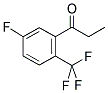 5'-FLUORO-2'-(TRIFLUOROMETHYL)PROPIOPHENONE Struktur