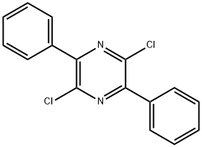 2,5-DICHLORO-3,6-DIPHENYL PYRAZINE Struktur