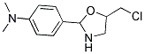 [4-(5-CHLOROMETHYL-OXAZOLIDIN-2-YL)-PHENYL]-DIMETHYL-AMINE Struktur