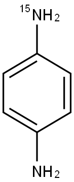 1,4-DIAMINOBENZENE (15N1) Struktur