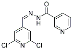 N'3-[(2,6-DICHLORO-4-PYRIDYL)METHYLIDENE]PYRIDINE-3-CARBOHYDRAZIDE Struktur