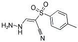 3-HYDRAZINO-2-((4-METHYLPHENYL)SULFONYL)PROP-2-ENENITRILE Struktur