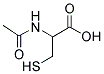 2-ACETYLAMINO-3-MERCAPTO-PROPIONIC ACID Struktur