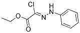 2-CHLORO-2-(PHENYLHYDRAZONO)ACETIC ACID ETHYL ESTER Struktur