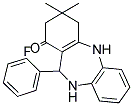 2,10-DIAZA-9-(2-FLUOROPHENYL)-5,5-DIMETHYLTRICYCLO[9.4.0.0(3,8)]PENTADECA-1(11),3(8),12,14-TETRAEN-7-ONE Struktur