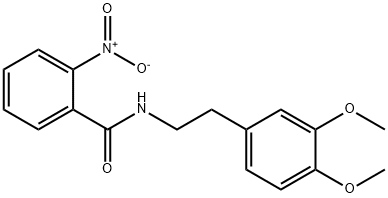 N-(2-(3,4-DIMETHOXYPHENYL)ETHYL)(2-NITROPHENYL)FORMAMIDE Struktur