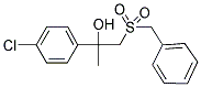 1-(BENZYLSULFONYL)-2-(4-CHLOROPHENYL)-2-PROPANOL Struktur