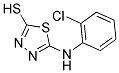 5-[(2-CHLOROPHENYL)AMINO]-1,3,4-THIADIAZOLE-2-THIOL Struktur