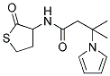 BETA,BETA-DIMETHYL-N-(2-OXOTETRAHYDROTHIOPHEN-3-YL)-1-PYRROLEPROPANAMIDE Struktur