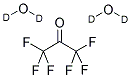 HEXAFLUOROACETONE 1.6 D2O Struktur