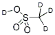 METHANESULFONIC ACID (D4) Struktur