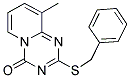 2-(BENZYLSULFANYL)-9-METHYL-4H-PYRIDO[1,2-A][1,3,5]TRIAZIN-4-ONE Struktur