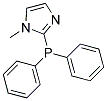 2-(DIPHENYLPHOSPHINO)-1-METHYL-1H-IMIDAZOLE Struktur