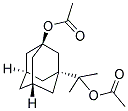 1-[3-(ACETYLOXY)-1-ADAMANTYL]-1-METHYLETHYL ACETATE Struktur