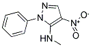 N-METHYL-4-NITRO-1-PHENYL-1H-PYRAZOL-5-AMINE Struktur